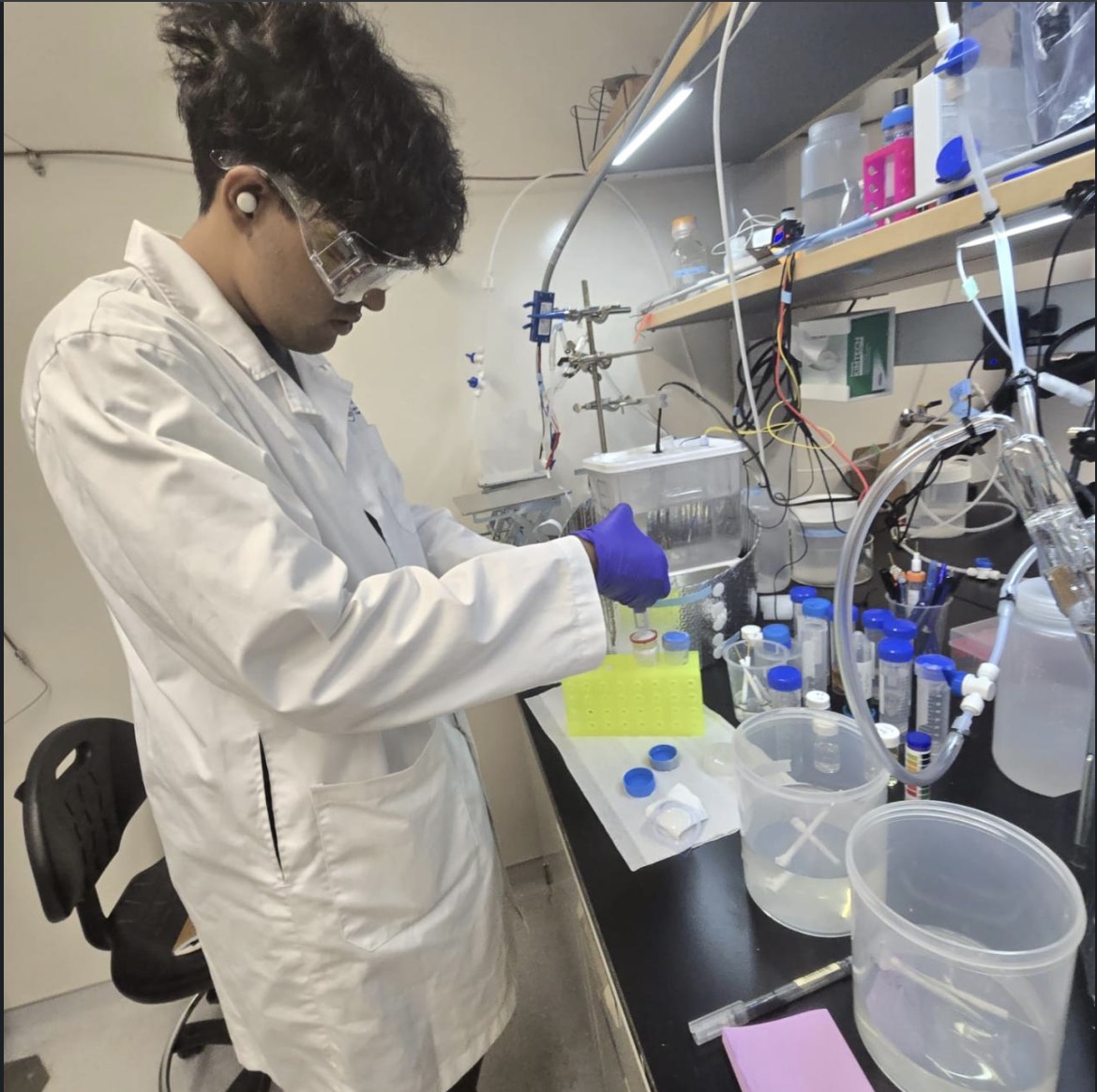 NiFeLa multicomponent catalyst HER research at Boettcher Lab